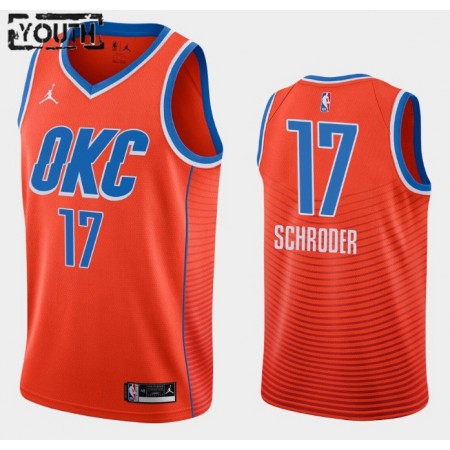 NBA Børn Trøje Oklahoma City Thunder Dennis Schroder 17 2020-21 Jordan Brand Statement Edition Swingman NBA Børn Trøje Oklahoma City Thunder Dennis Schroder 17 2020-21 Jordan Brand Statement Edition Swingman